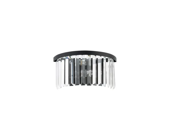 Lampa ścienna kinkiet LED Nowodvorski CRISTAL 7633 stal, czarny - Hit cenowy