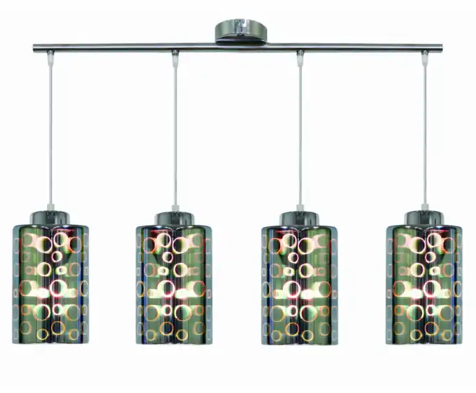 Żyrandol Candellux NOCTURNO 34-57723 chrom | Taniej