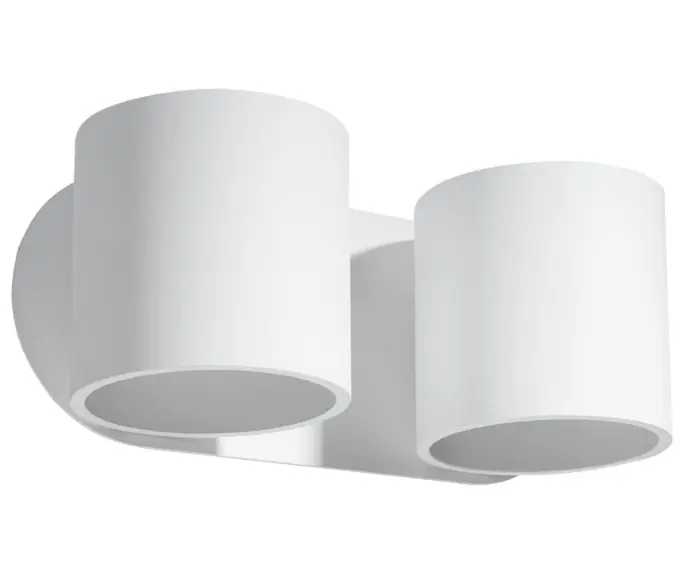 Na stanie - Kinkiet ORBIS 2 biały Sollux Lighting SL.0659