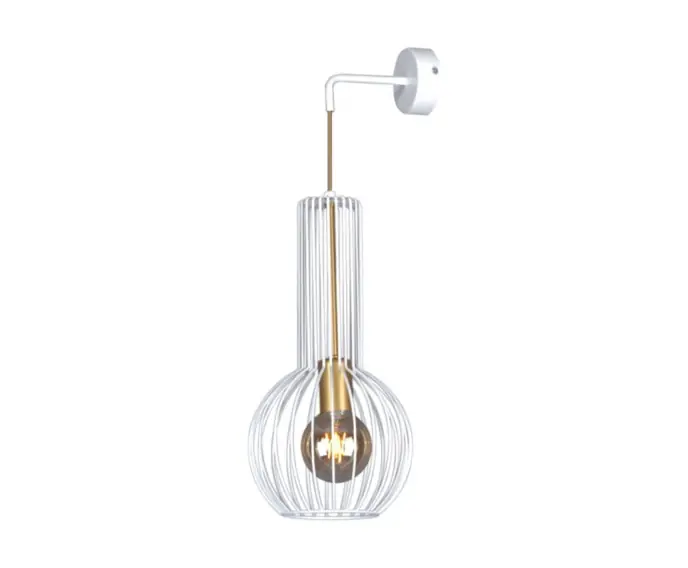 Kinkiet ścienny nowoczesny biały Kaja ARVI WHITE K-4528 - Prosto od producenta