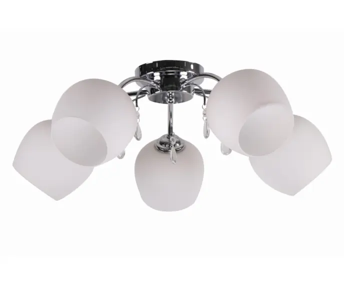 Żyrandol ZACHERA 5X40W E27 BIAŁY 35-77943 Candellux - W sprzedaży