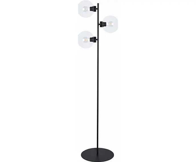 Nowość - Lampa stojąca podłogowa czarna E27 Kaja LAMBERT K-4859