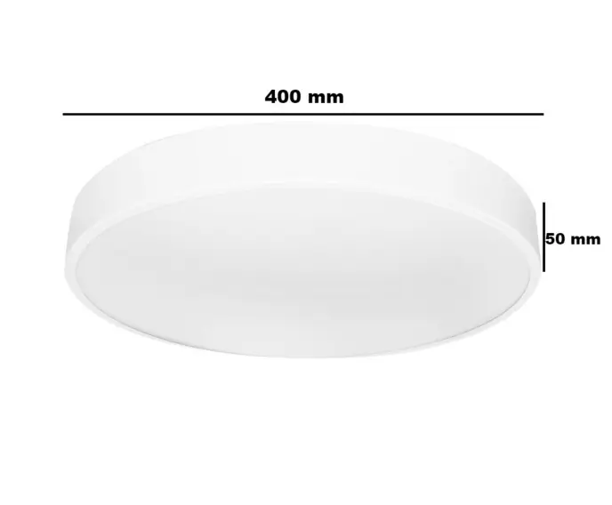 Cena obniżona - Plafon LED 36W 40 cm biały Houston ID-4712 Idealed