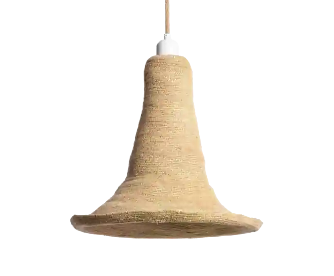Lampa Wisząca Boho z Włókna Naturalnego Abruzzo Chiara E27 - Top oferta
