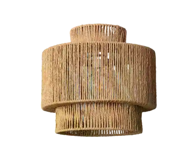 Lampa Wisząca Boho z Plecionego Papieru Abruzzo Sara 40cm E27 - Ekspresowa dostawa