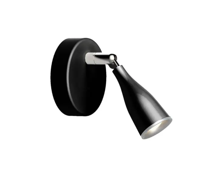 Kinkiet V-TAC 4.5W LED Czarny VT-805 ciepła 360lm | Zamów dziś