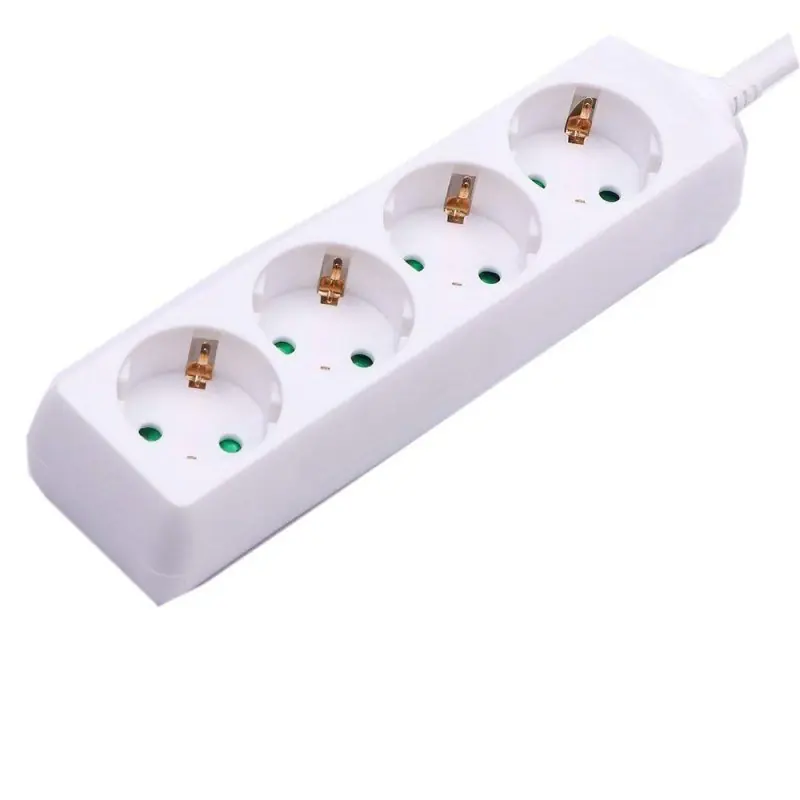 Bestseller | Przedłużacz 4 gniazda V-TAC (3G 1.5MM2 X 1.5M) biały VT-1104