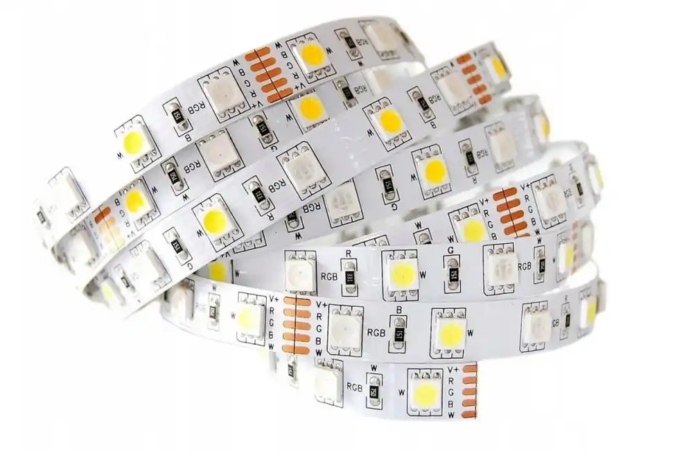 Kup dziś - TAŚMA LED RGB+NW (NEUTRALNY) 14,4W/1M ROLKA 5M