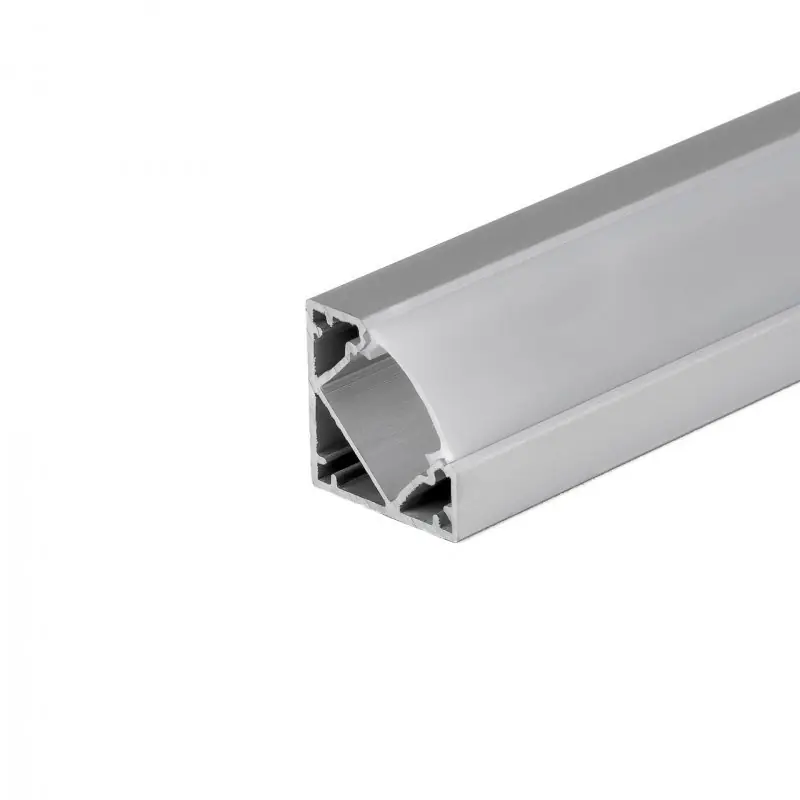Bardzo popularny produkt | Profil do LED zestaw, ALU anodowany kątowy V-TAC 2mb klosz mleczny 19x19mm VT-8114