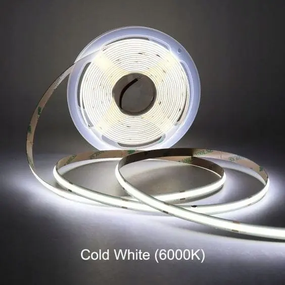 TAŚMA LED COB 24V LINIA ŚWIATŁA 480 ZIMNA 12W/1M. | Cena fabryczna