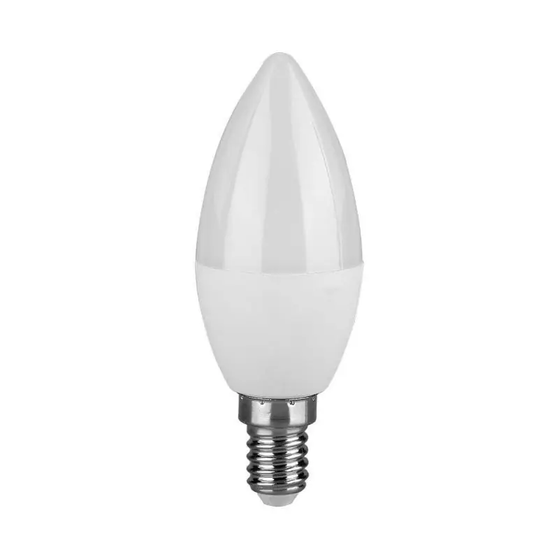 Żarówka LED V-TAC 6,5W E14 świeczka VT-268 3000K 600lm | Taniej