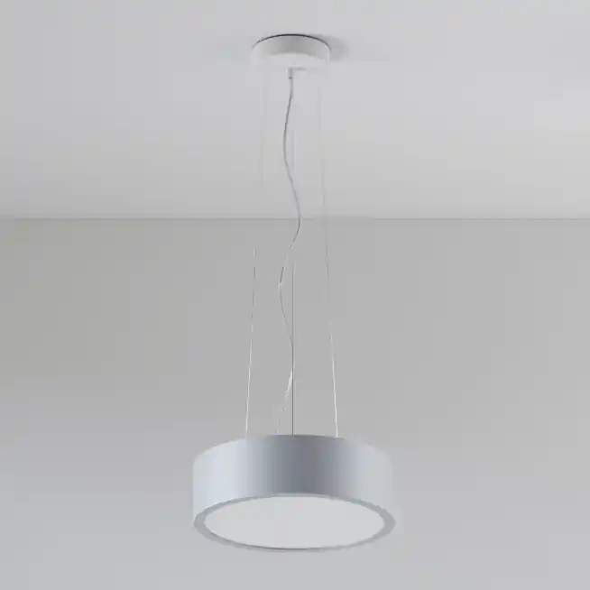 Lampa wisząca Aba E27 40 srebrny alu mat Cleoni - Top oferta