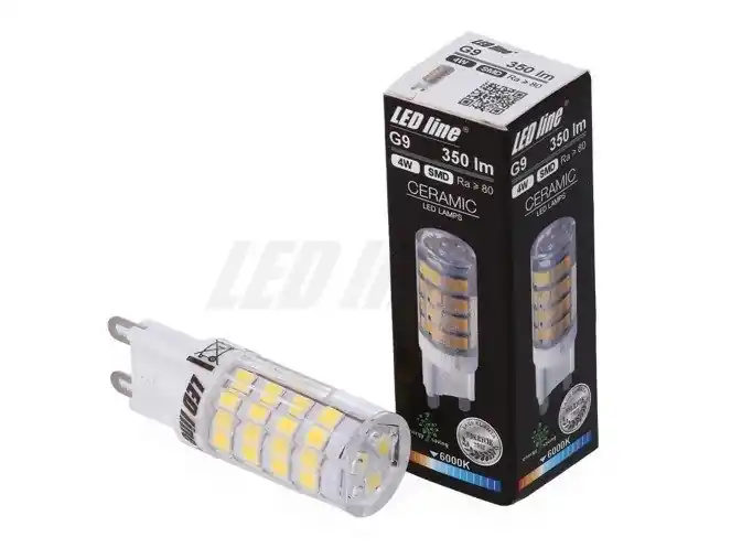 Żarówka LED G9 230V 4W biała zimna 6000K | Supercena