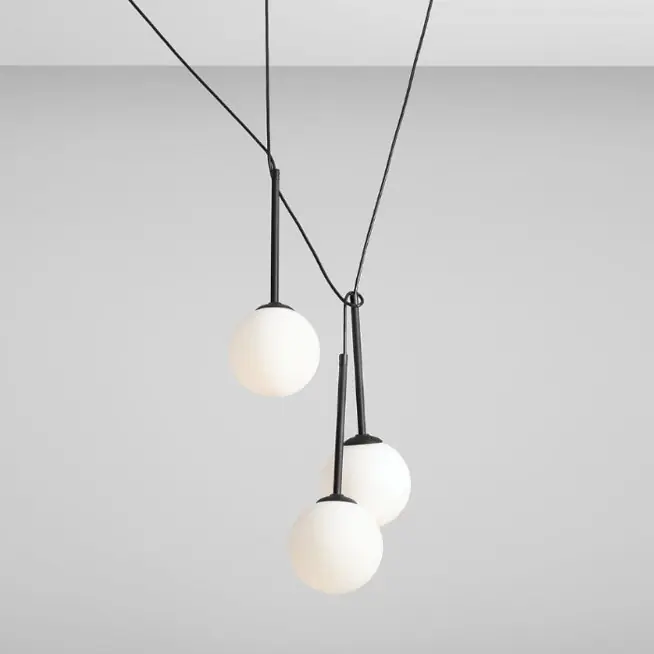 Duży rabat | Lampa wisząca Bosso 3 1087E_1 czarna