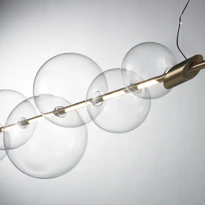 Hit | Lampa wisząca AMORE złota 153cm Step Into Design