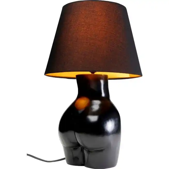 Czarna lampa stołowa Donna Kare Design | Ekspresowa wysyłka