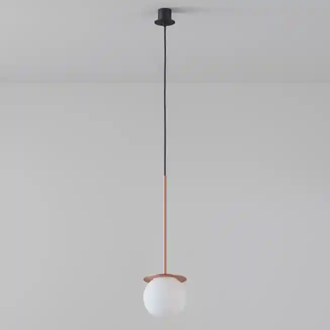 Wyprzedaż zapasów - Lampa wisząca Cotton 250 miedź Cleoni