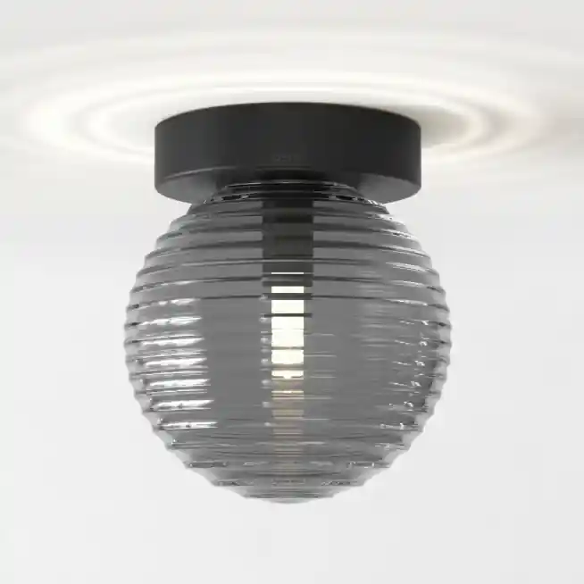 Cena po obniżce | Oprawa sufitowa ścienna Tacoma Surface z kloszem Tacoma Ribbed Glass Shade Astro Lighting