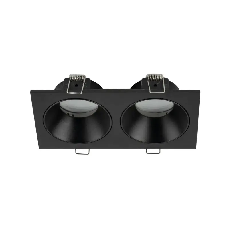 PRISMA DUO BLACK lampa do wbudowania sufitowa TKlighting, czarny, 2x GU10, IP65 - Szybka dostawa
